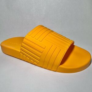 Bottega Veneta Slider Sandals in Tangerine